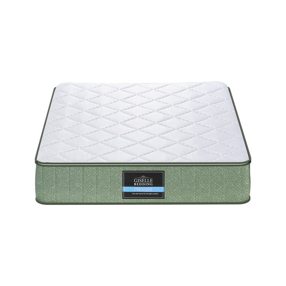 Giselle 25cm Memory Foam Mattress Dual Layer Zipper Cover Cool Charcoal Foam Mattresses King Single FOAM-C-MFM-LEAF-H025-KS