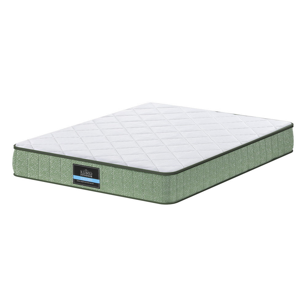 Giselle 25cm Memory Foam Mattress Dual Layer Zipper Cover Cool Charcoal Foam Mattresses Queen FOAM-C-MFM-LEAF-H025-Q