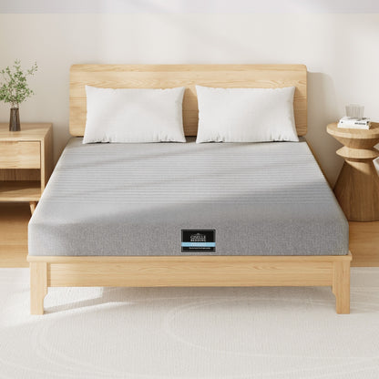 Giselle Bedding Cool Gel Memory Foam Mattress Charcoal 7-Zone Washable Bamboo Cover 15cm Double FOAM-C-MFM-NOBLE-H015-D