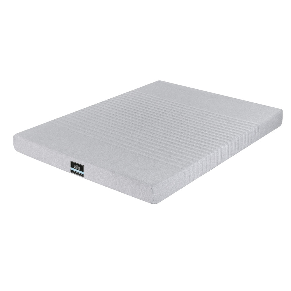 Giselle Bedding Cool Gel Memory Foam Mattress Charcoal 7-Zone Washable Bamboo Cover 15cm Queen