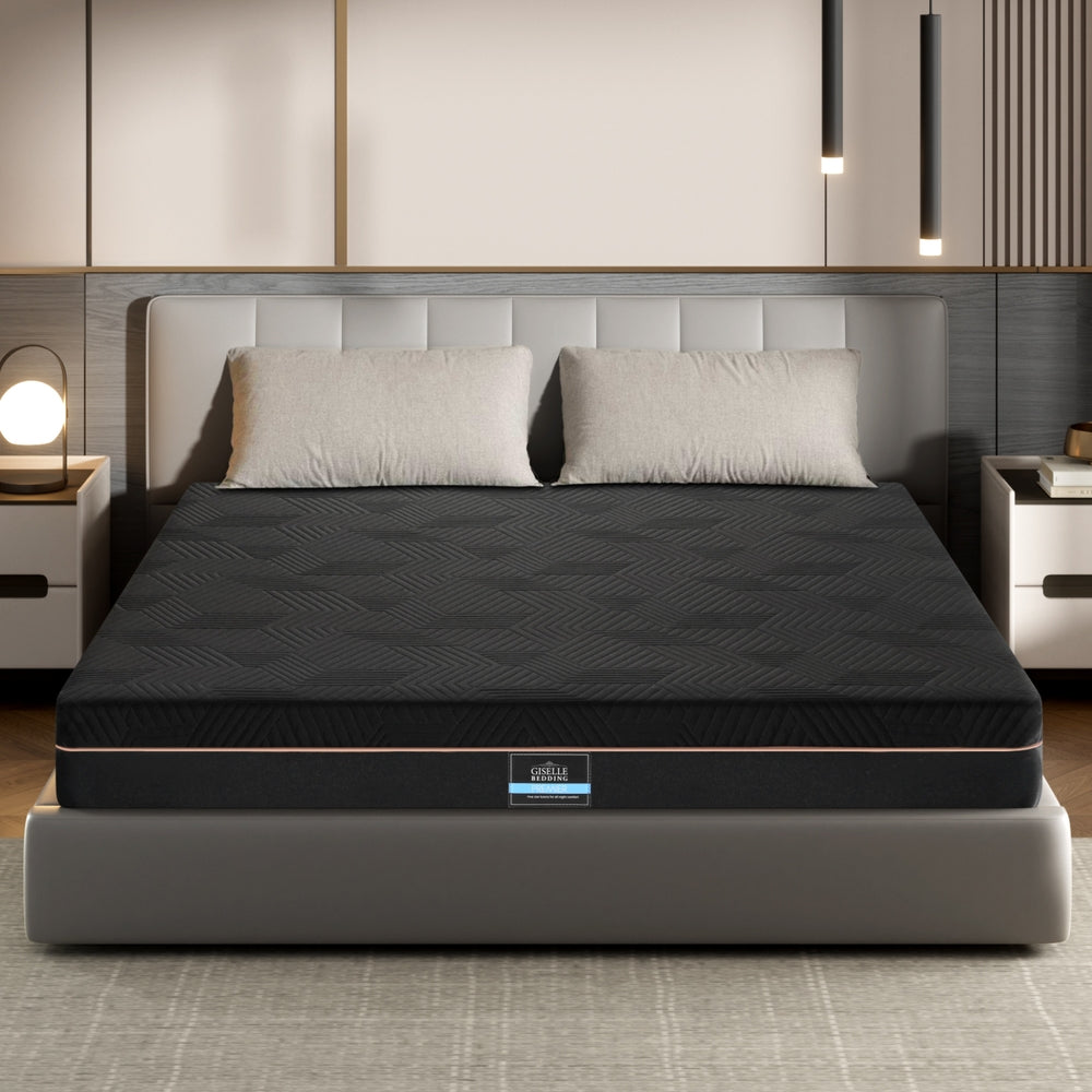 Giselle 18cm Memory Foam Mattress Green Tea Foam Cool Gel Foam Mattresses Double FOAM-C-MFM-SHADOW-H18-D
