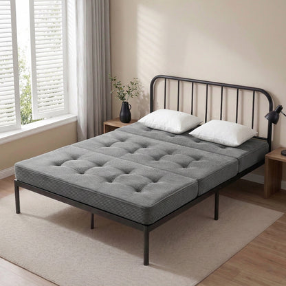 Giselle Double Folding Mattress 15cm Foldable Foam Portable Guest Sofa Bed Camping Mat FOAM-MFM-CDF-15-D