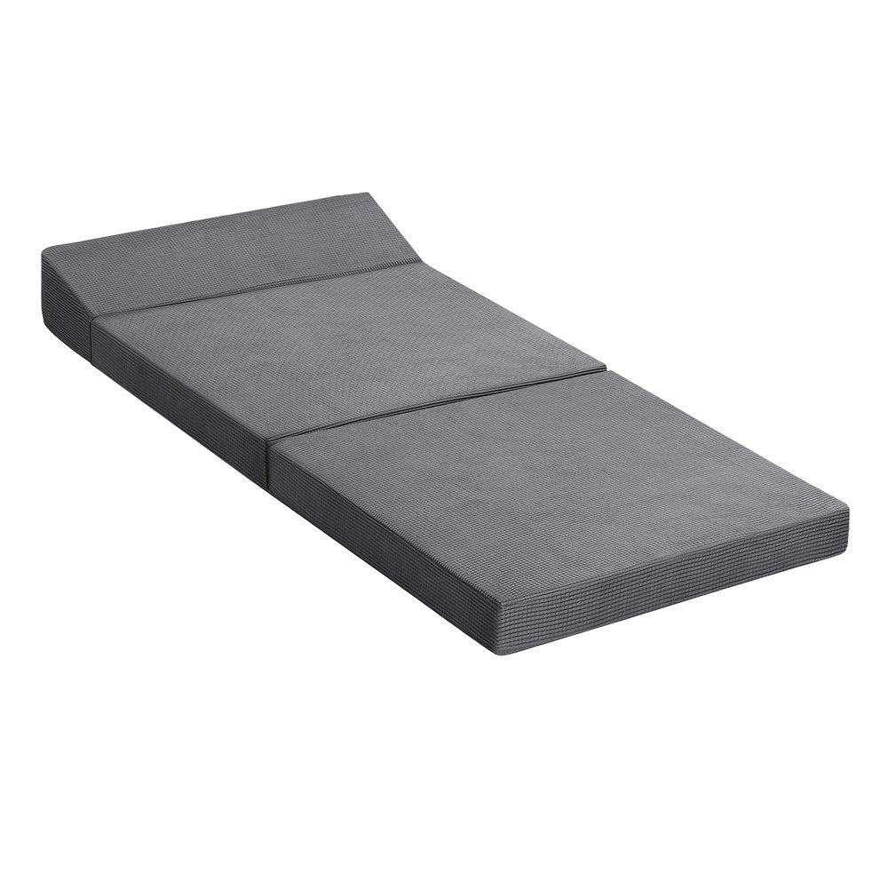 Giselle Foldable Mattress Folding Sofa Bed Trifold Sleeping Camping Cushion Mat FOAM-MFM-CDF-GY