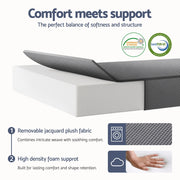 Giselle Foldable Mattress Folding Sofa Bed Trifold Sleeping Camping Cushion Mat FOAM-MFM-CDF-GY
