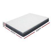 Giselle Bedding Memory Foam Mattress Bed Cool Gel 25cm King Single FOAM-MFM-H025-KS