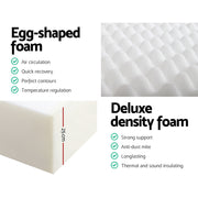 Giselle Bedding Memory Foam Mattress Bed Cool Gel 25cm King Single FOAM-MFM-H025-KS