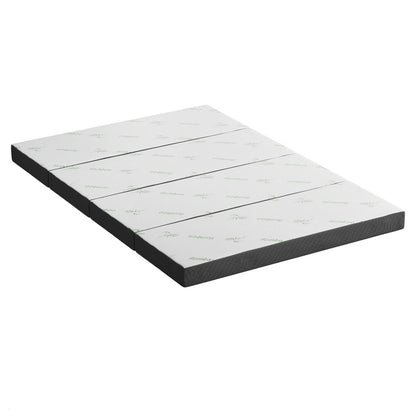 Giselle Foldable Mattress Folding Foam Mattresses Bamboo Double FOAM-MFM-RAFA-BAM-BK-D