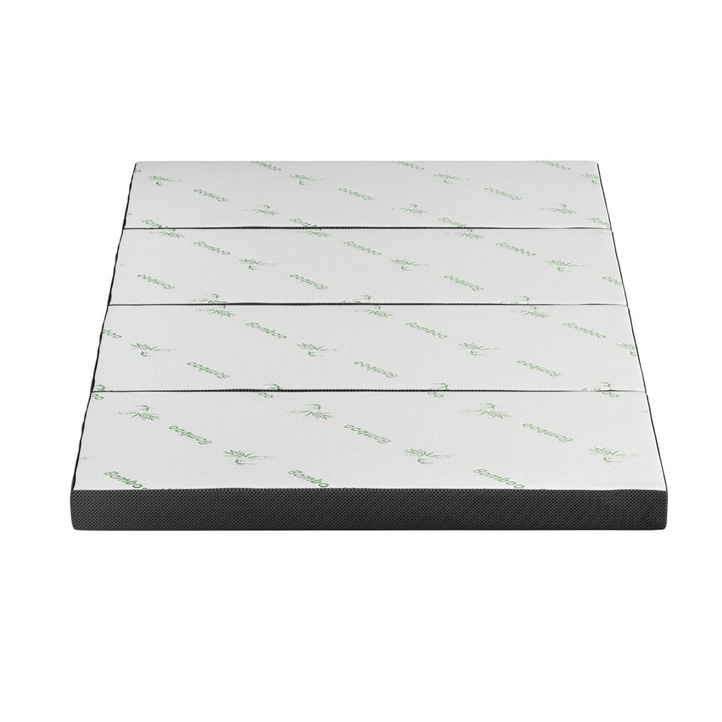 Giselle Foldable Mattress Folding Foam Mattresses Bamboo Double FOAM-MFM-RAFA-BAM-BK-D