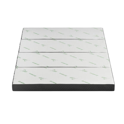 Giselle Foldable Mattress Folding Foam Mattresses Bamboo Double FOAM-MFM-RAFA-BAM-BK-D