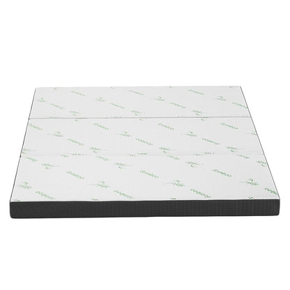 Giselle Bedding Foldable Mattress Folding Foam Double Bamboo FOAM-MFM-TRIO-BAM-BK-D