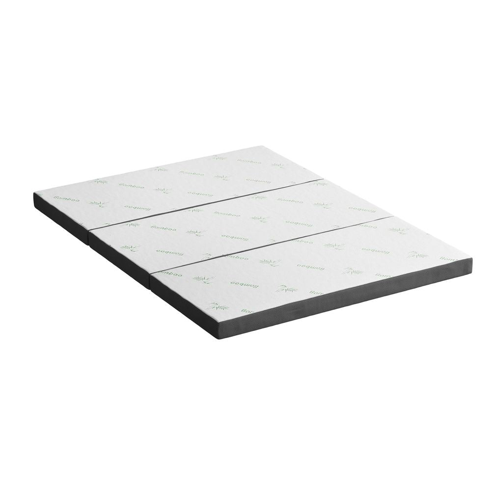 Giselle Foldable Mattress Folding Foam Mattresses Bamboo Queen FOAM-MFM-TRIO-BAM-BK-Q