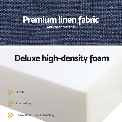 Giselle Bedding Foldable Mattress Folding Foam Single Blue FOAM-MFM-TRIO-BU
