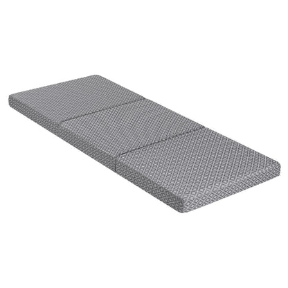 Giselle Foldable Mattress Folding Sofa Bed Trifold Memory Foam Camping Cushion Mat FOAM-MFM-TRIO-DUAL-GY