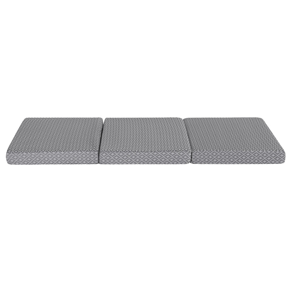 Giselle Foldable Mattress Folding Sofa Bed Trifold Memory Foam Camping Cushion Mat FOAM-MFM-TRIO-DUAL-GY