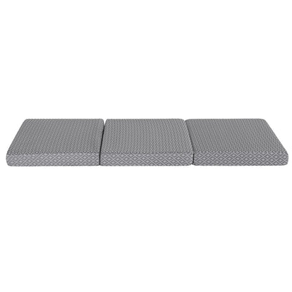 Giselle Foldable Mattress Folding Sofa Bed Trifold Memory Foam Camping Cushion Mat FOAM-MFM-TRIO-DUAL-GY
