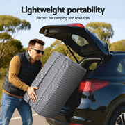 Giselle Foldable Mattress Folding Sofa Bed Trifold Memory Foam Camping Cushion Mat FOAM-MFM-TRIO-DUAL-GY