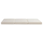 Giselle Bedding Foldable Mattress Fleece Portable 3-fold Folding Foam Mattresses FOAM-MFM-TRIO-FE