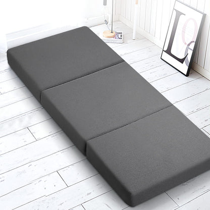 Giselle Bedding Foldable Mattress Folding Foam Bed Single Grey FOAM-MFM-TRIO-GY
