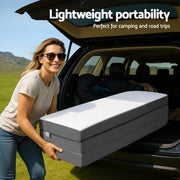 Giselle Bedding Foldable Mattress Folding Sofa Bed Tri-Fold Memory Foam Tencel Queen FOAM-MFM-TRIO-WB-Q
