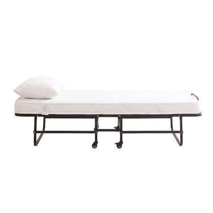 ARTISS Folding Bed with Mattress, Portable Rollaway 150kg Capacity 190CM