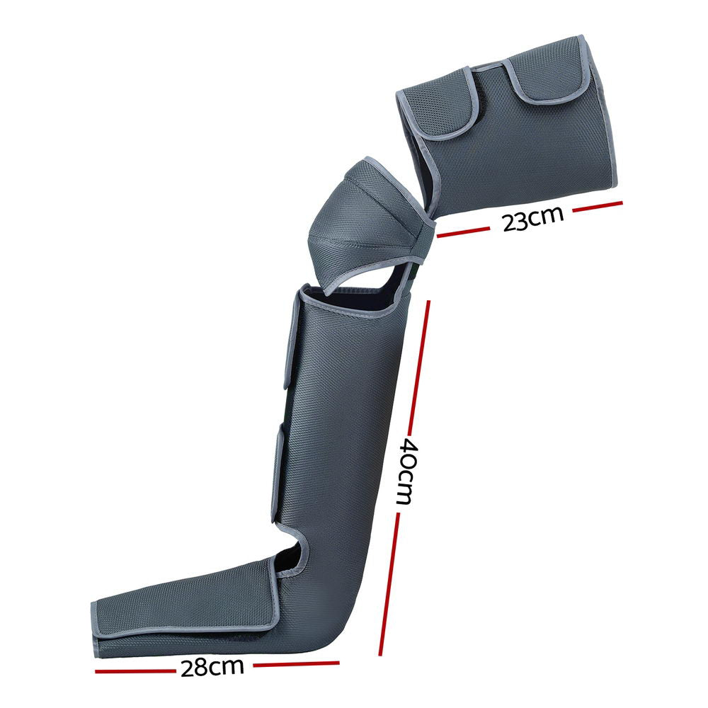 Livemor Foot Massager Leg Knee Massager with Air Compression 3 Massage Modes Heating FOOT-MASSAGE-01-BK