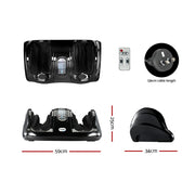 Livemor Foot Massager Shiatsu Massagers Electric Remote Roller Kneading Black FOOT-MASSAGE-11-BK
