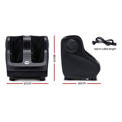 Livemor Foot Massager Shiatsu Massagers Electric Roller Calf Leg Kneading Black FOOT-MASSAGE-288-BK