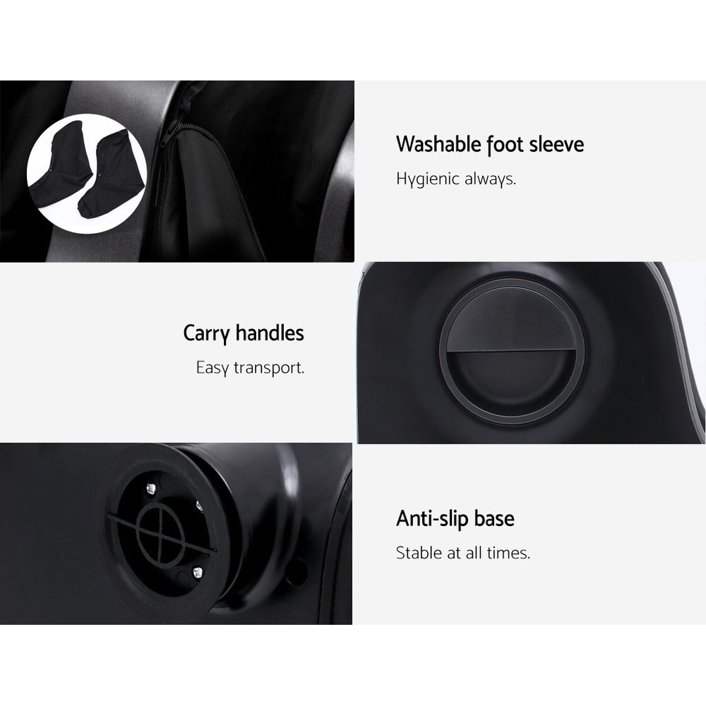 Livemor Foot Massager Shiatsu Massagers Electric Roller Calf Leg Kneading Black FOOT-MASSAGE-288-BK