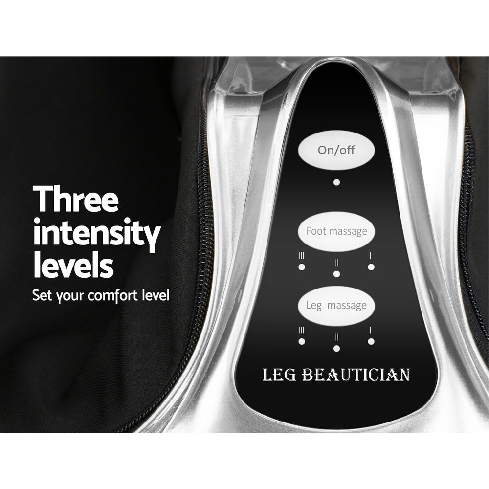 Livemor Foot Massager Massagers Shiatsu Electric Roller Ankle Calf Leg Kneading Silver FOOT-MASSAGE-LF03-SI