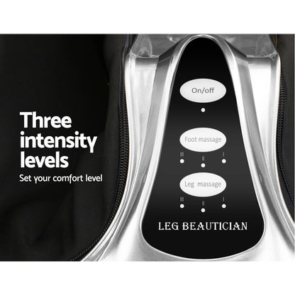 Livemor Foot Massager Massagers Shiatsu Electric Roller Ankle Calf Leg Kneading Silver FOOT-MASSAGE-LF03-SI
