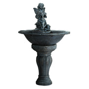 Gardeon Solar Water Feature with LED Lights Angel 94cm FOUNT-ANGEL-BU