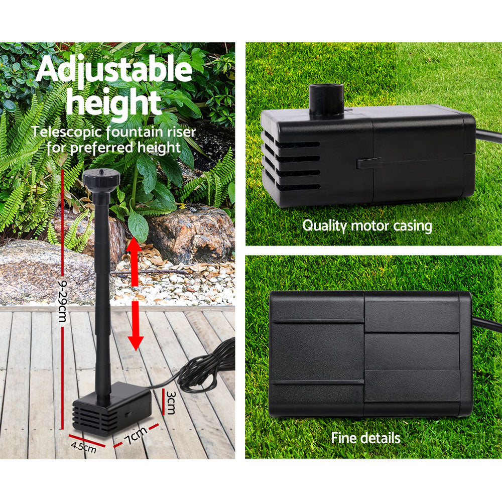 Gardeon Solar Pond Pump 4.6FT FOUNT-POND-B-50-500