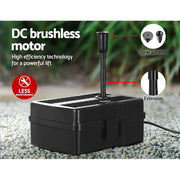Gardeon Solar Pond Pump Water Fountain Filter Box Submersible Outdoor Pool 6.6FT FOUNT-POND-B-800-BOX