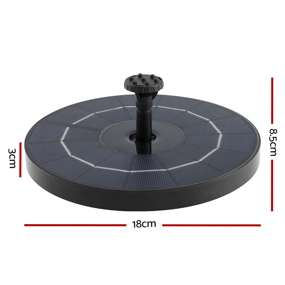 Gardeon Floating Solar Pond Water Fountain Pump Submersible Fountains 250L/H FOUNT-POND-B-BB01