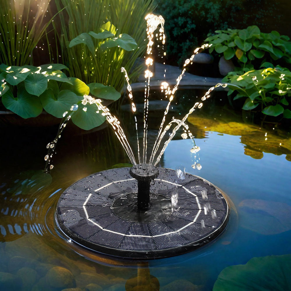 Gardeon Floating Solar Pond Water Fountain Pump Submersible Fountains 250L/H FOUNT-POND-B-BB01