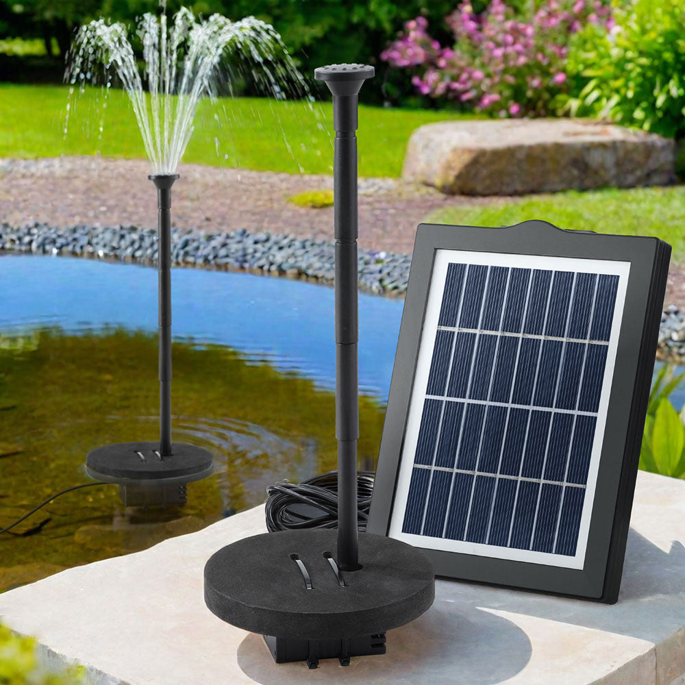 Gardeon Solar Pond Pump Water Fountain Submersible Floating Bird Bath 190L/H FOUNT-POND-B-BB03