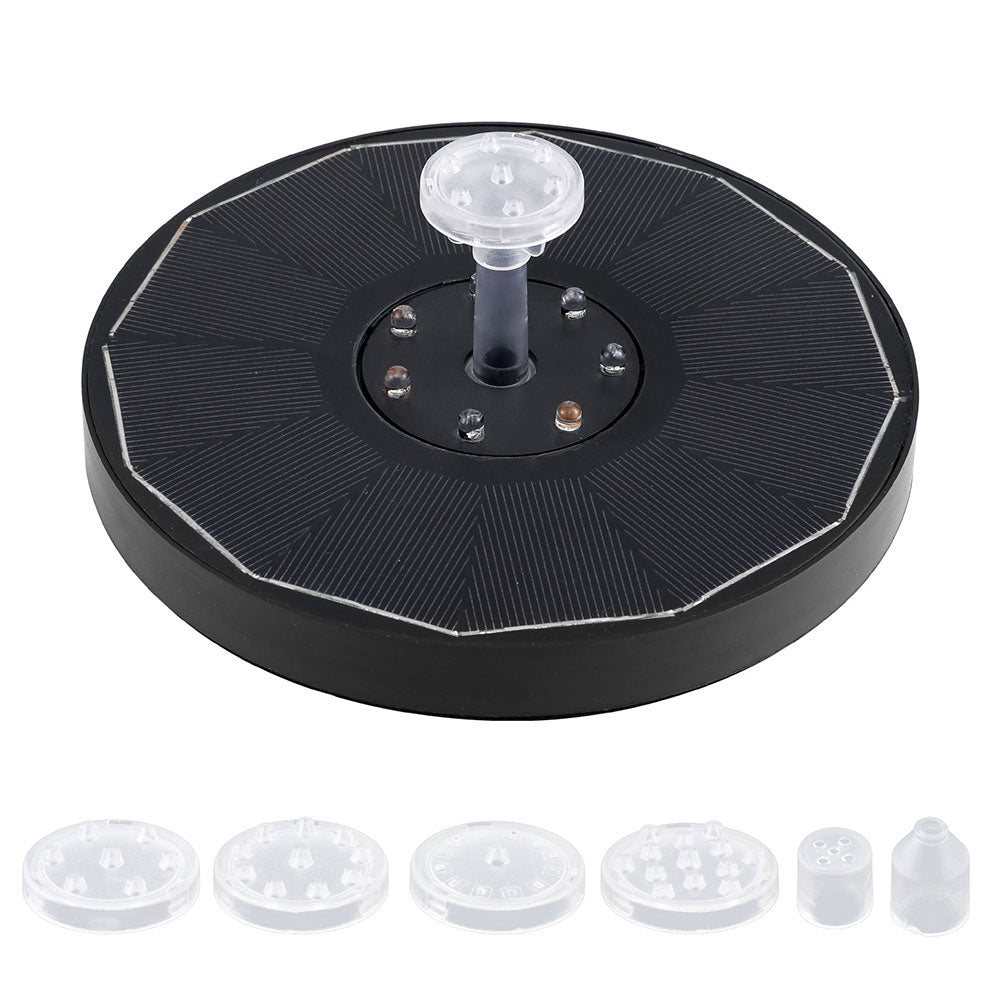 Gardeon Floating Solar Pond Water Fountain Pump Outdoor Fountains LED Light FOUNT-POND-B-LED-BB02