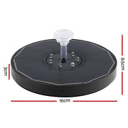 Gardeon Floating Solar Pond Water Fountain Pump Outdoor Fountains LED Light FOUNT-POND-B-LED-BB02