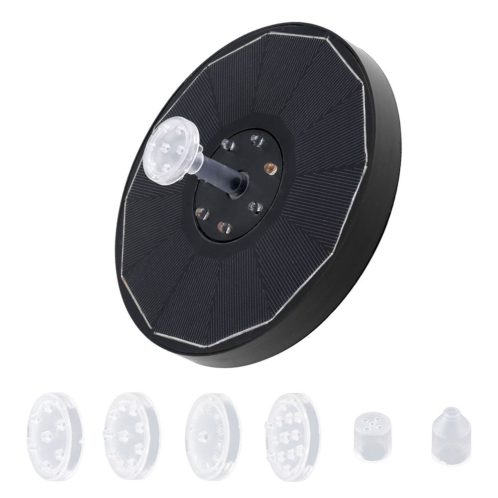 Gardeon Floating Solar Pond Water Fountain Pump Outdoor Fountains LED Light FOUNT-POND-B-LED-BB02