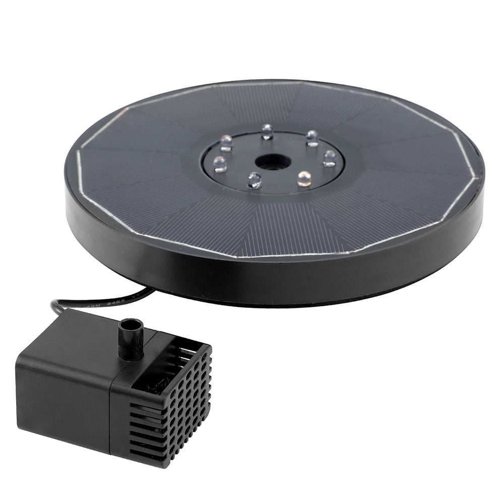 Gardeon Floating Solar Pond Water Fountain Pump Outdoor Fountains LED Light FOUNT-POND-B-LED-BB02