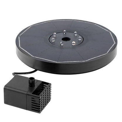 Gardeon Floating Solar Pond Water Fountain Pump Outdoor Fountains LED Light FOUNT-POND-B-LED-BB02