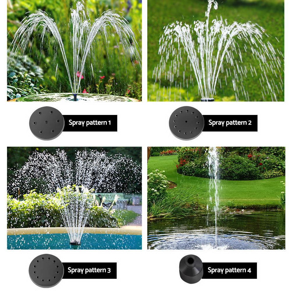 Gardeon Solar Pond Pump Submersible Water Fountain Kit 4FT FOUNT-POND-B-MINI230