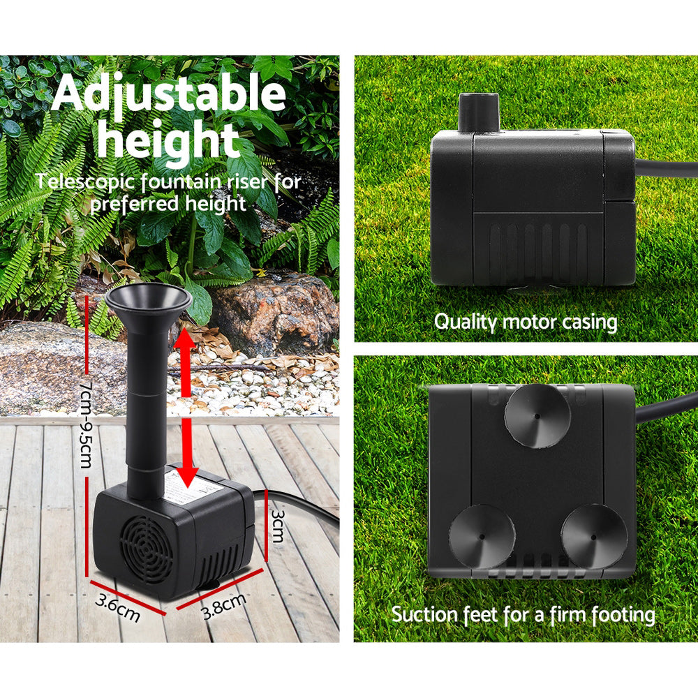 Gardeon Solar Pond Pump 4 FT FOUNT-POND-C-20