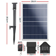 Gardeon Solar Pond Pump with Battery Kit LED Lights 8.8 FT FOUNT-POND-C-DX120