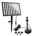 Gardeon Solar Pond Pump with Battery LED Lights 4 FT FOUNT-POND-C-DX36