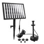 Gardeon Solar Pond Pump with Battery LED Lights 4 FT FOUNT-POND-C-DX36
