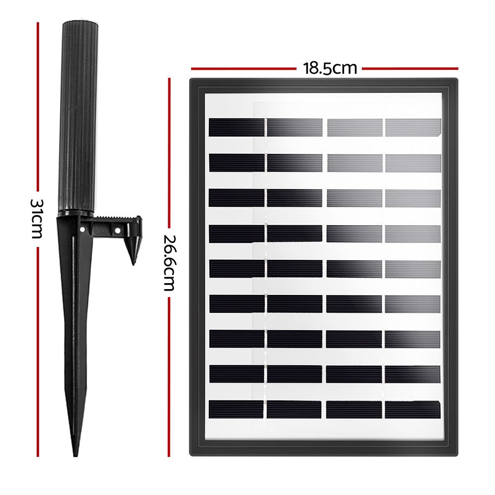 Gardeon Solar Pond Pump with Battery LED Lights 4 FT FOUNT-POND-C-DX36