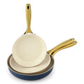 5-star Chef Frying Pan 3PCS Shades Frypan Set Ceramic Coating Multi Colour FP-3SET-MT