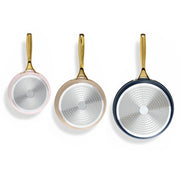 5-star Chef Frying Pan 3PCS Shades Frypan Set Ceramic Coating Multi Colour FP-3SET-MT