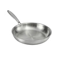5-Star Chef 30cm Stainless Steel Frying Pan Uncoated Frypan with Tri-Ply Body Silver FP-SI-28CM
